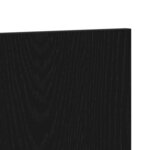 vidaXL Tête de lit Chêne noir 120 x 1 5 x 80 cm Bois d'ingénierie
