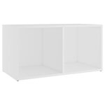 vidaXL Meuble TV blanc 72x35x36 5 cm bois d’ingénierie