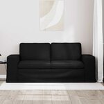 vidaXL Canapé Noir 182 x 80 x 82 cm tissu