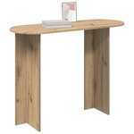 vidaXL Table console avec stockage Chêne artisanal 100 x 39 5 x 75 cm