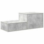 vidaXL Armoire de rangement Gris béton 103 x 41 x 40 cm