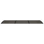 vidaXL Auvent de porte Noir 300x100 cm Polycarbonate