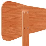 vidaXL Tête de lit cire marron 150 cm bois massif de pin