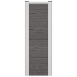 vidaXL Jardinière surélevée Gris 75 x 30 x 82 cm WPC et Aluminium