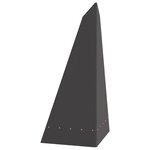 vidaXL Brasero Pyramidal 58x36x100 cm en Acier Résistant aux Intempéries