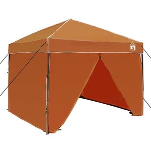 vidaXL Tente à auvent pop-up Orange 250 x 250 cm tissu