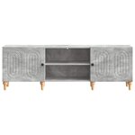 vidaXL Meuble TV Gris béton 150 x 31 x 50 cm Bois d'ingénierie