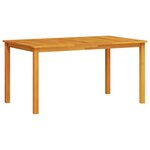 vidaXL Ensemble de salle à manger pour jardin 5 Pièces Marron