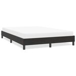 vidaXL Cadre de lit sans matelas noir 140x220 cm velours