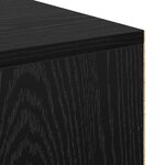 vidaXL Bureau Chêne noir 102 x 50 x 75 cm Bois d'ingénierie