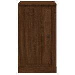 vidaXL Buffets 2 Pièces chêne marron 37 5x35 5x67 5 cm bois d'ingénierie