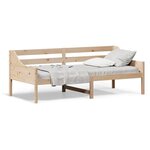 vidaXL Lit de jour 100x200 cm bois de pin massif