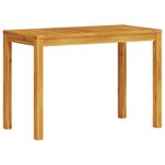 vidaXL Ensemble de salle à manger pour jardin 3 Pièces Marron