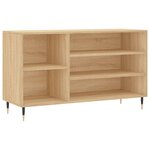 vidaXL Armoire à chaussures Chêne sonoma 102x36x60cm Bois d'ingénierie