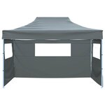vidaXL Tente de fête 291 x 431 x 315 cm Anthracite Tissu Oxford