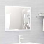 vidaXL Ensemble de meubles de salle de bain 2 Pièces blanc brillant
