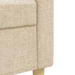 vidaXL Ensemble de canapés 3 Pièces repose-pied et coussins décoratifs