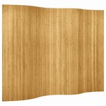 vidaXL Cloison de séparation bambou naturel largeur 250 cm hauteur 165 cm