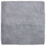 vidaXL Tapis Shaggy à poils longs NAVARRA gris clair 160x160 cm