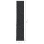 vidaXL Tapis 100x500 cm Anthracite