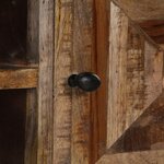 vidaXL Meuble TV 118x30x40 cm Bois de manguier massif