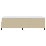 vidaXL Lit avec sommier et matelas Vert clair Gris 100x200 cm Tissu en velours côtelé