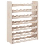 vidaXL Casier à vin 67 5x25x87 cm Bois de pin massif