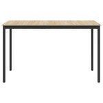 vidaXL Table de salle à manger / Table de repas Bois d'ingénierie