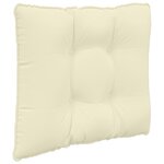 vidaXL Coussin de canapé d'extérieur 3 Pièces Crème Polyester