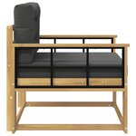 vidaXL Sofa de milieu extérieur Polyester Blanc