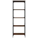 vidaXL Bibliothèque à 5 niveaux chêne marron 59x35x171 cm