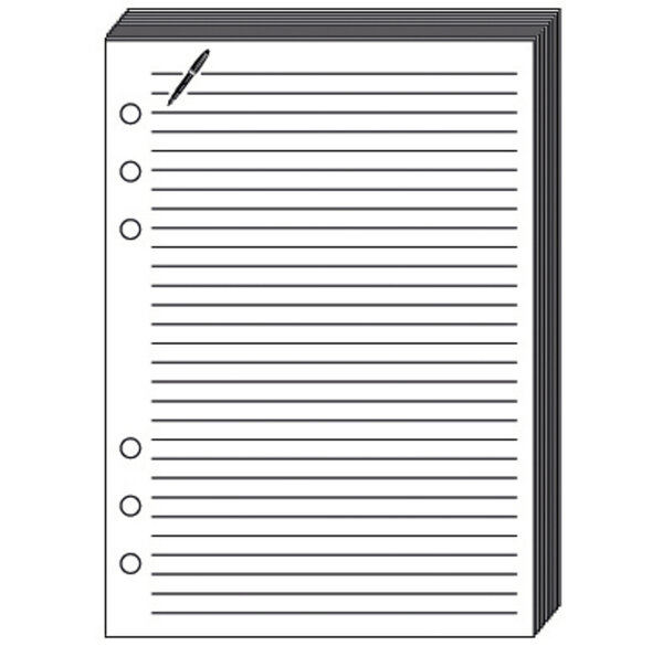 Recharge Accessoires Organiseur FICHES NOTES Timer 17 Blanc 10 x 17 cm QUOVADIS