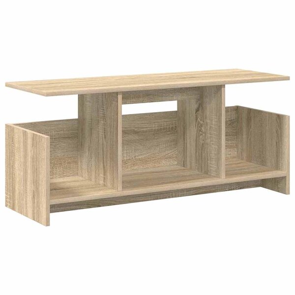 vidaXL Meuble TV Chêne Sonoma 102 x 35 x 45 cm Bois d'ingénierie