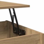 vidaXL Table basse chêne artisanal 80x50 5x41 5 cm bois d'ingénierie