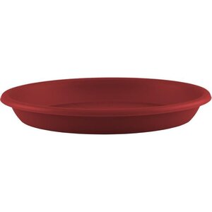 SOUCOUPE RONDE 35CM ROUGE FONCÉ