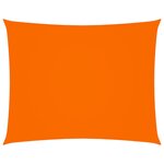 vidaXL Voile de parasol Tissu Oxford rectangulaire 6x7 m Orange