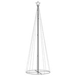 vidaXL Arbre de Noël cône 310 LED Blanc chaud 100x300 cm