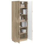 vidaXL Ensemble de Meubles 2 Pièces Chêne Sonoma Bois d'ingénierie