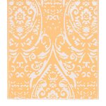 vidaXL Tapis d'extérieur Orange et blanc 120x180 cm PP
