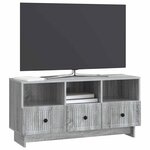 vidaXL Meuble TV Sonoma gris 102 x 34 5 x 50 cm Bois d'ingénierie