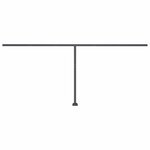 vidaXL Auvent automatique avec capteur de vent et LED 600x300 cm Crème