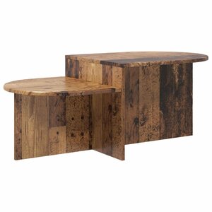 vidaXL Table basse Bois ancien 100 x 50 x 40 cm Bois d'ingénierie