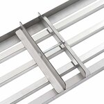 vidaXL Tête de remplacement pour niveleur de jardin 75 x 25 x 6 cm