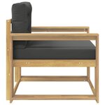 vidaXL Sofa de milieu extérieur Polyester Blanc