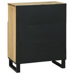 vidaXL Buffet 60x33 5x75 cm en Bois Massif de Manguier