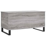 vidaXL Table basse Sonoma gris 90x44 5x45 cm Bois d'ingénierie