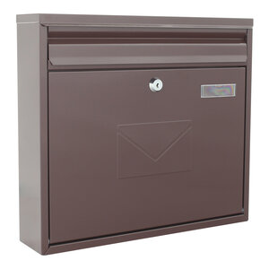 Profirst mail pm 460  boîte aux lettres marron