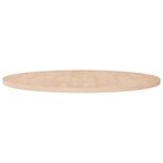 vidaXL Dessus de table rond Ø90x2 5 cm Bois de chêne massif non traité