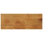 vidaXL Dessus de table 70x20x2 5 cm rectangulaire bois massif manguier
