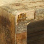 vidaXL Meuble TV 100x32x36 cm Bois Massif Mangue